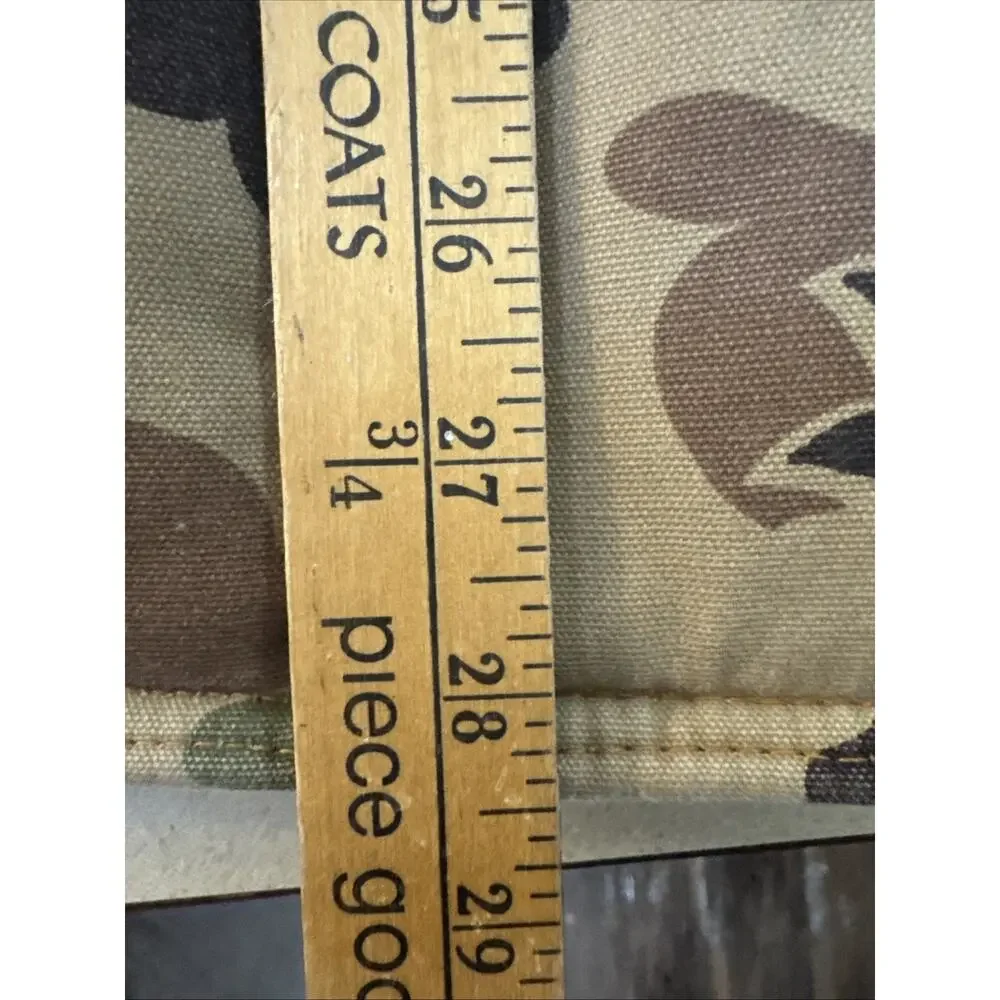 Vintage Best Endorsed By Jim Catfish‎ Hunter Camouflage Coat Size M Made In USA